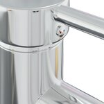 vidaXL Lavabo encastré avec robinet 101x39x18 cm Céramique Blanc