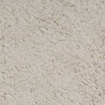 vidaXL Jeu de tapis de salle de bain 2 Pièces Tissu Blanc