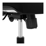 Fauteuil chaise siège de bureau dossier en filet appui-tête charge maximale150 kg noir 14_0000879