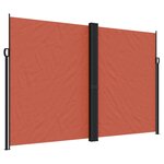 vidaXL Auvent latéral rétractable terre cuite 220x1200 cm