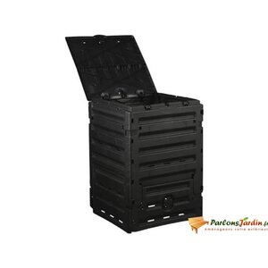 Nature Bac à compost 300 L Noir
