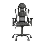 Trust GXT 708R Rest Gaming Chair - Accoudoirs - Dossier réglable entre 90° et 180° - Coussin lombaire et cervical - Roues en nylon - Piston à gaz classe 4 - Base en métal - Max. 150kg - Couleur Noir/Blanc
