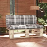 vidaXL Canapé central palette de jardin bois de pin imprégné