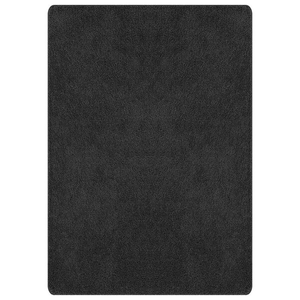 Tapis shaggy vidaXL avec fond en latex gris foncé 240x340 cm