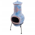 RedFire Cheminée Colima Argile Bleu marine/rouge 86031