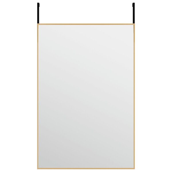 vidaXL Miroir de porte Doré 40x60 cm Verre et aluminium
