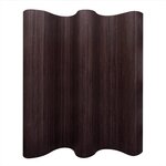 vidaXL Cloison de séparation Bambou Marron foncé 250 x 165 cm