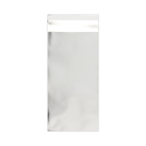 Lot de 100 sachet alu mat argenté 220x110 mm (dl)