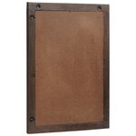 vidaXL Miroir salle de bain 50x70x3 cm en bois massif de mangue