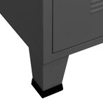 vidaXL Armoire à tiroirs industrielle Anthracite 78x40x93 cm Métal
