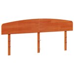 vidaXL Tête de lit cire marron 180 cm bois massif de pin