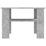 vidaXL Table basse Gris béton 60x60x42 cm Bois d’ingénierie