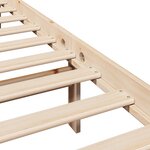 vidaXL Cadre de lit sans matelas 120x190 cm bois de pin massif