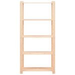 vidaXL Étagères de rangement à 5 niveaux 5 Pièces 80x38x170 cm Pin 250 kg