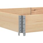 vidaXL Jardinière 150x100 cm bois de pin massif