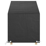 vidaXL Housses pour chaise longue 2 Pièces 12 œillets 205x75x40/70 cm PE