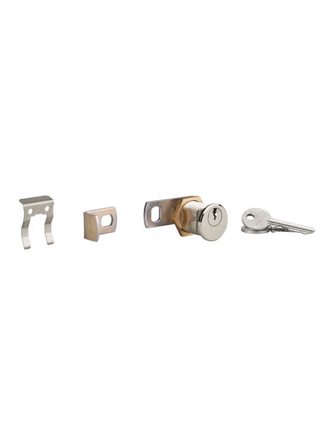 THIRARD - Serrure batteuse filetée et clipsable pour boîte aux lettres, épaisseur maxi 23mm