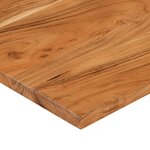 vidaXL Dessus de bureau 140x50x2 5 cm rectangulaire bois massif acacia