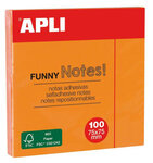 Notes 75X75 Orange Vif