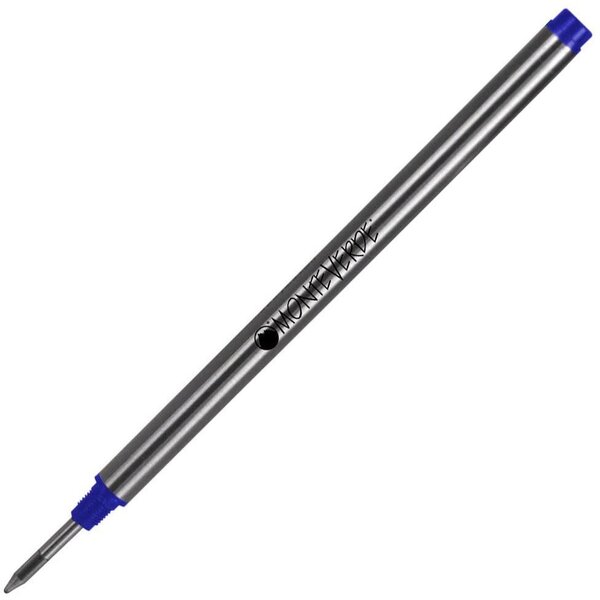Blister 2 recharges roller bleu pointe fine compatible avec montblanc monteverde