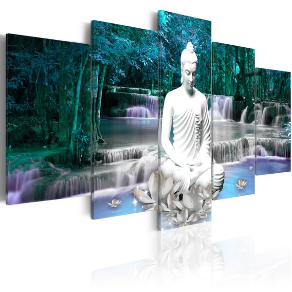 Tableau - azure prayer l x h en cm 100x50