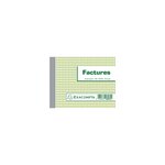 Manifolds Factures 10 5x13 5cm - 50 Feuillets Dupli - Sous Film Par Lot De 5 - Motif  - X 40 - Exacompta