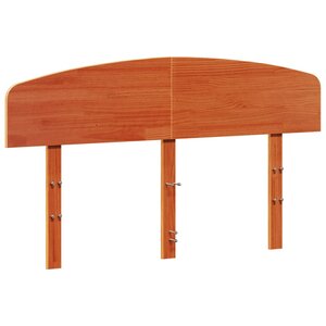 vidaXL Tête de lit cire marron 160 cm bois massif de pin