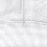 vidaXL Serre avec cadre en acier blanc 60 m² 20x3x2 m