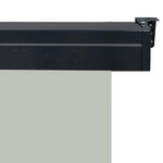 vidaXL Auvent latéral de balcon 165x250 cm Gris