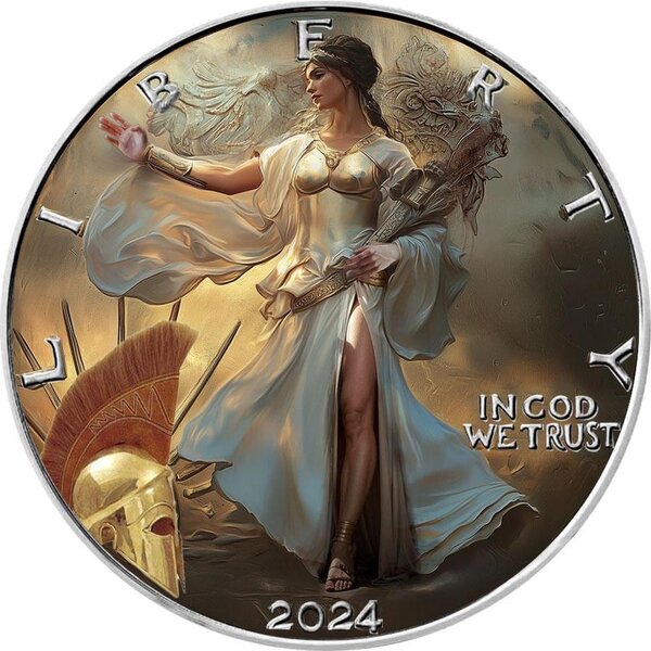 Pièce de monnaie en Argent 1 Dollar g 31.1 (1 oz) Millésime 2024 Imperial Women GREECE
