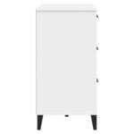 vidaXL Commode VIKEN blanc bois d'ingénierie