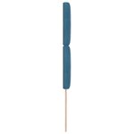 vidaXL Tête de lit LED bleue foncée 90 cm Velours