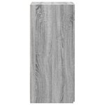 vidaXL Buffet sonoma gris 50x42 5x93 cm bois d'ingénierie