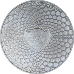 Pièce de monnaie en Argent 20 Dollars g 93.3 (3 oz) Millésime 2024 Dot Art TAJ MAHAL