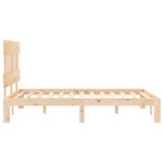 vidaXL Cadre de lit sans matelas 120x200 cm bois de pin massif