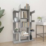 vidaXL Bibliothèque Sonoma gris 86x25 5x140 cm Bois d'ingénierie