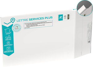 Prêt-à-Poster - Lettre Services Plus - S - Pochette cartonnée 33 x 25 cm – épaisseur 3 cm