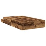 vidaXL Cadre de lit en bois ancien 120x200 cm