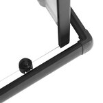 vidaXL Cabine de douche ESG dépoli 80x80x180 cm Noir