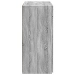 vidaXL Buffet sonoma gris 80x42 5x93 cm bois d'ingénierie