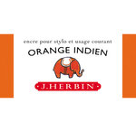 Encre traditionnelle à stylo en flacon 'D' 30ml Orange indien x 4 HERBIN