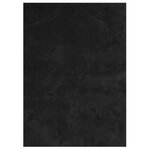 vidaXL Tapis HUARTE à poils courts doux et lavable noir 120x170 cm