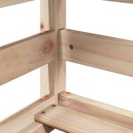 vidaXL Lit superposé sans matelas 90x190 cm bois de pin massif