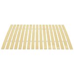 vidaXL Sommier à lattes avec 17 lattes 100x200 cm