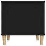 vidaXL Table basse Noir 60x44 5x45 cm Bois d'ingénierie