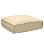 vidaXL Coussin de palette pour siège Beige 50x50x12 cm Tissu Oxford