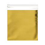 Lot de 50 sachet alu mat doré 165x165 mm