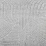 vidaXL Tapis IZA poils courts style scandinave gris Ø 100 cm