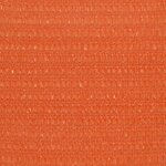 vidaXL Voile d'ombrage 160 g/m² rectangulaire orange 4x5 m PEHD