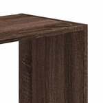 vidaXL Bibliothèque chêne marron 68 5x32x68 5 cm bois d'ingénierie